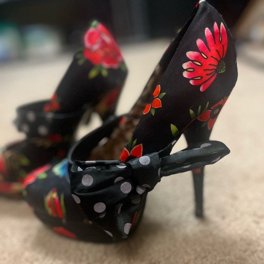 Iron Fist Society Suicide Roses Polka Dots Leopard Print Retro Rockabilly